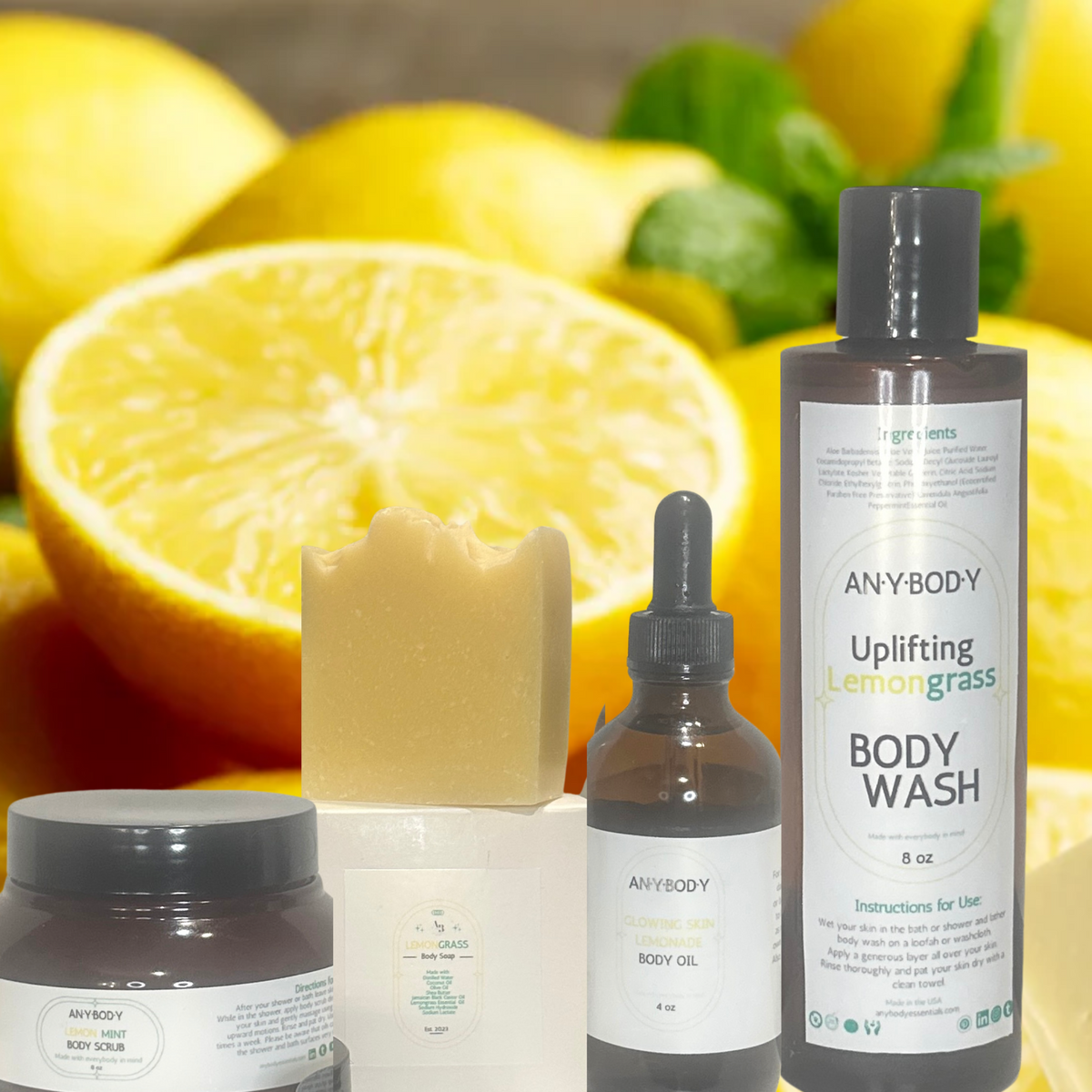 Lemon & Mint Whipped Body Butter