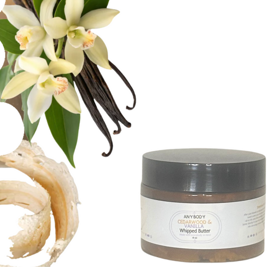 Cedarwood & Vanilla Whipped Body Butter