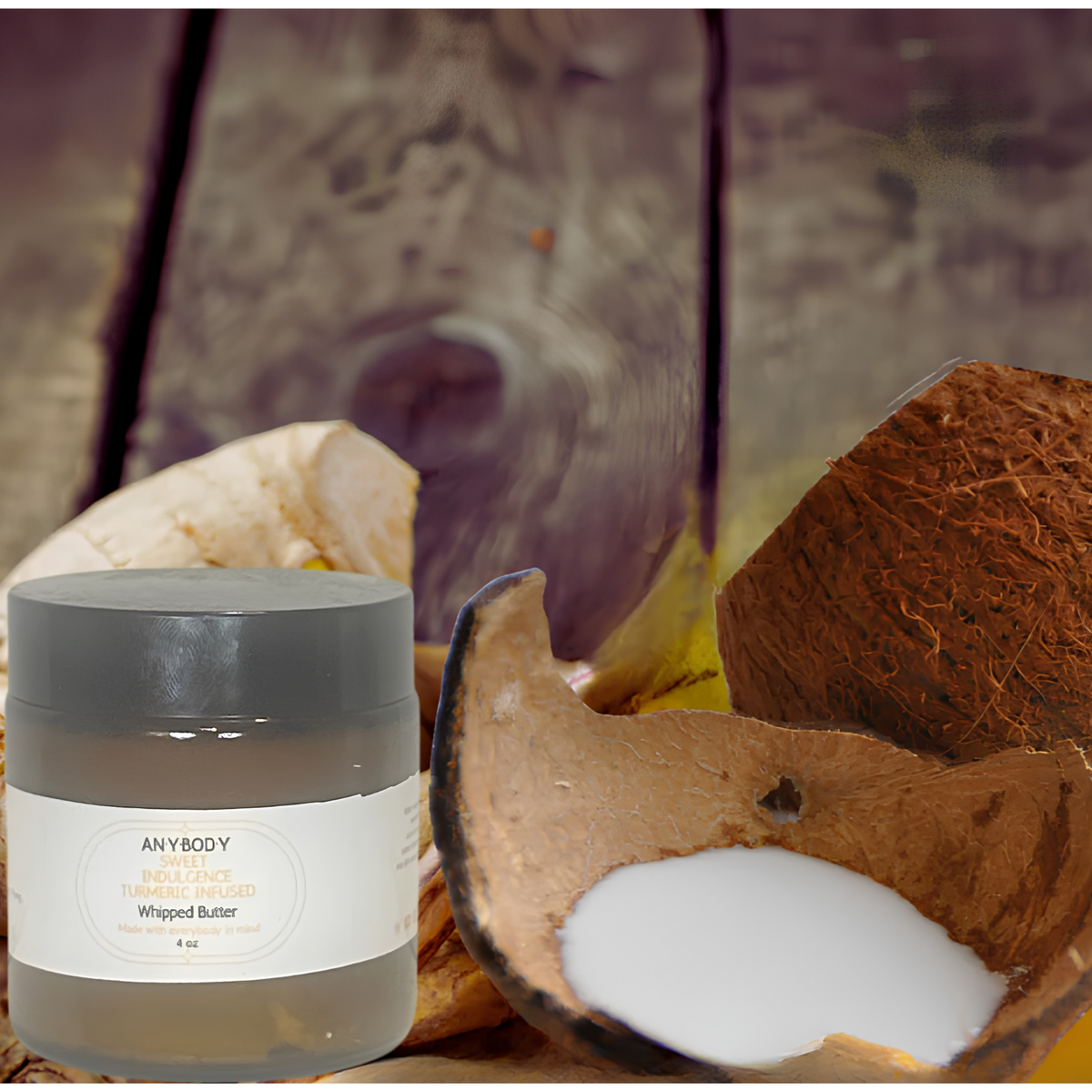 Turmeric Infused Whipped Body Butter