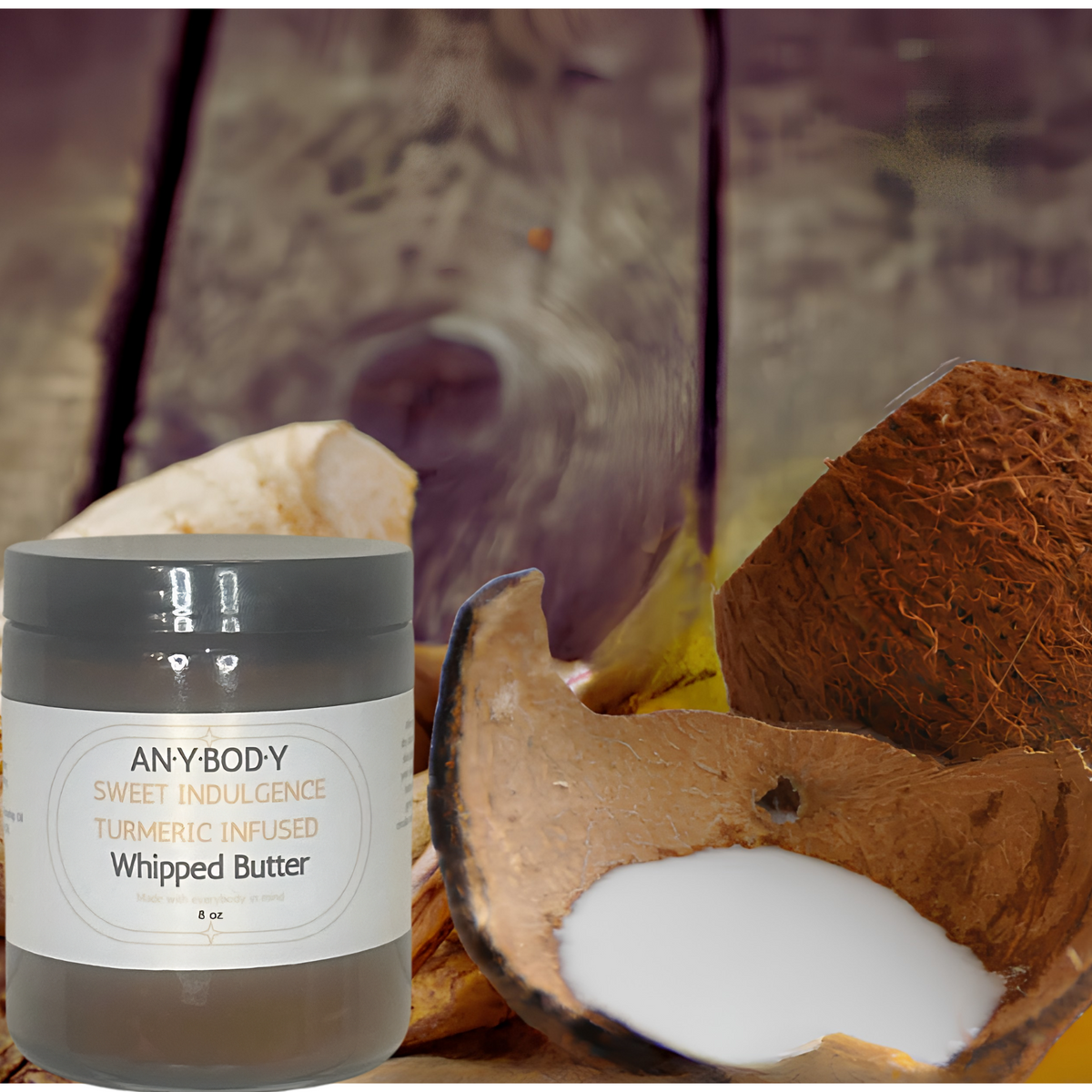 Turmeric Infused Whipped Body Butter