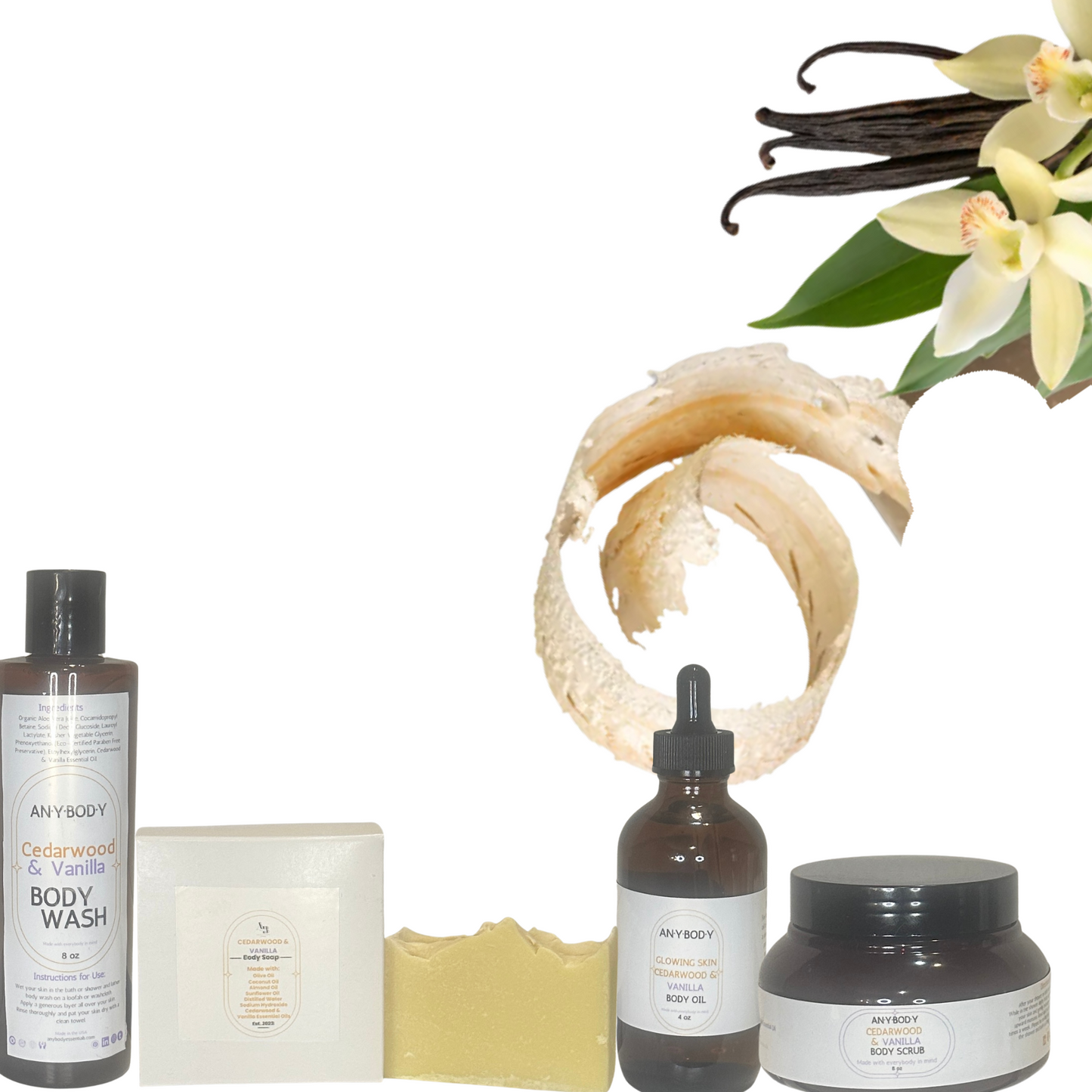 Cedarwood & Vanilla Body Bar