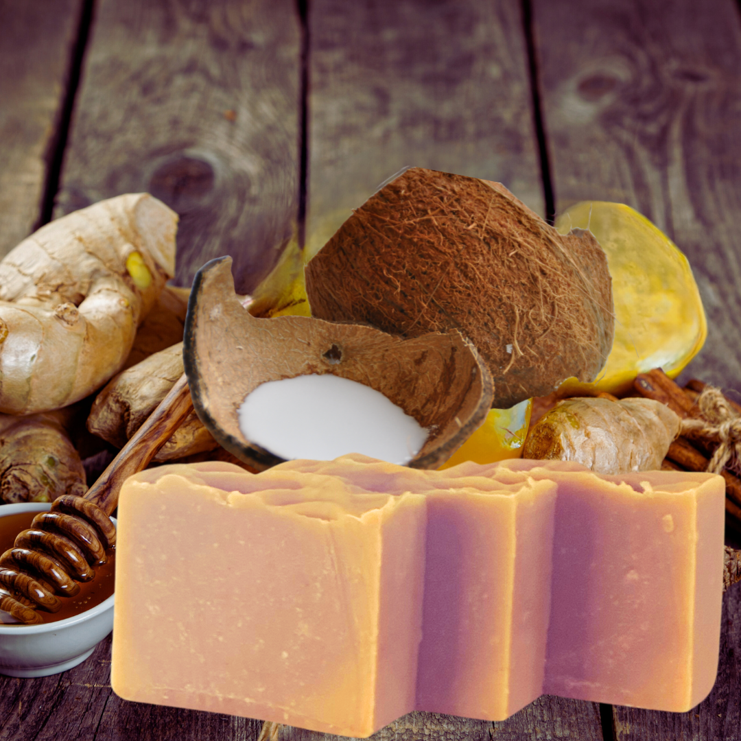 Turmeric, Ginger, Milk & Honey Facial Bar