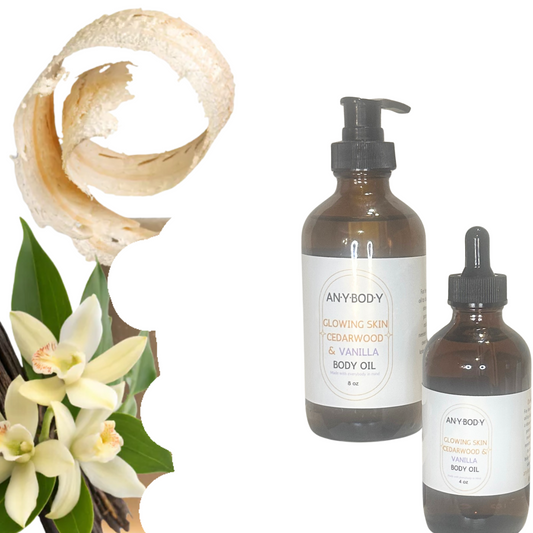Glowing Skin Cedarwood & Vanilla Skin Body Oil